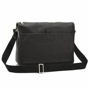 Loewe Leather Zip Messenger Crossbody Bag Brown
